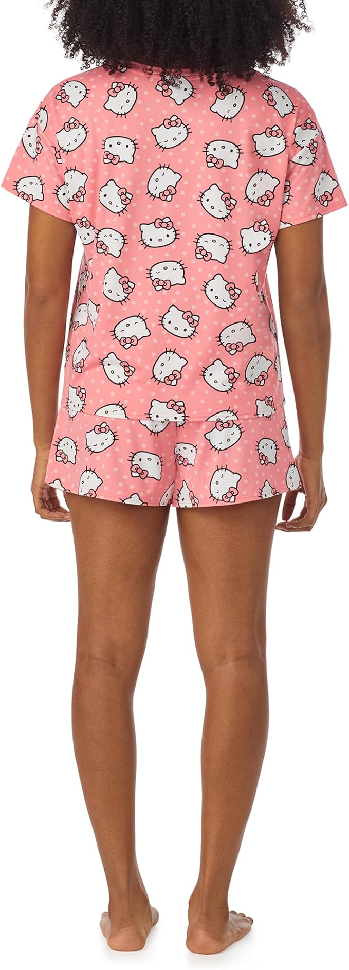 Richard Leeds International Womens Pajama Sets Disney | Hello Kitty |Snoopy Soft Stretch 2 Piece Short Lounge Sets for Women