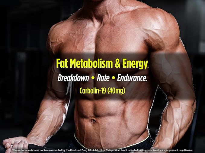 Biotest Carbolin 19 – Longer-Lasting Forskolin for Fat Loss & Metabolic Performance,* 30 Servings – 60 Softgels