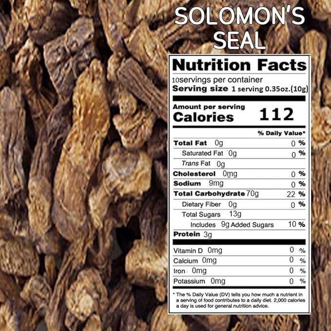 GAGOPA Solomon’s Seal Root Tea – 100% Korean Dried Polygonatum (Donggulrae), Smooth Roasted Flavor, Caffeine-Free Herbal Tea Ingredient, 100g Pack