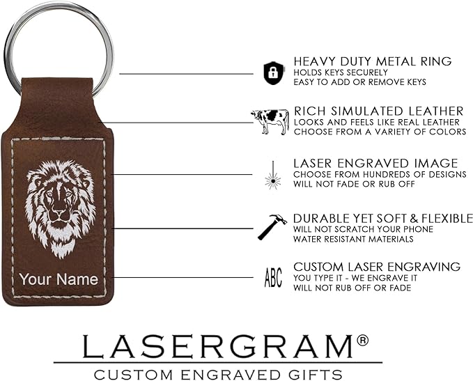 LaserGram Rectangle Keychain, Flag of South Korea, Personalized Engraving Included