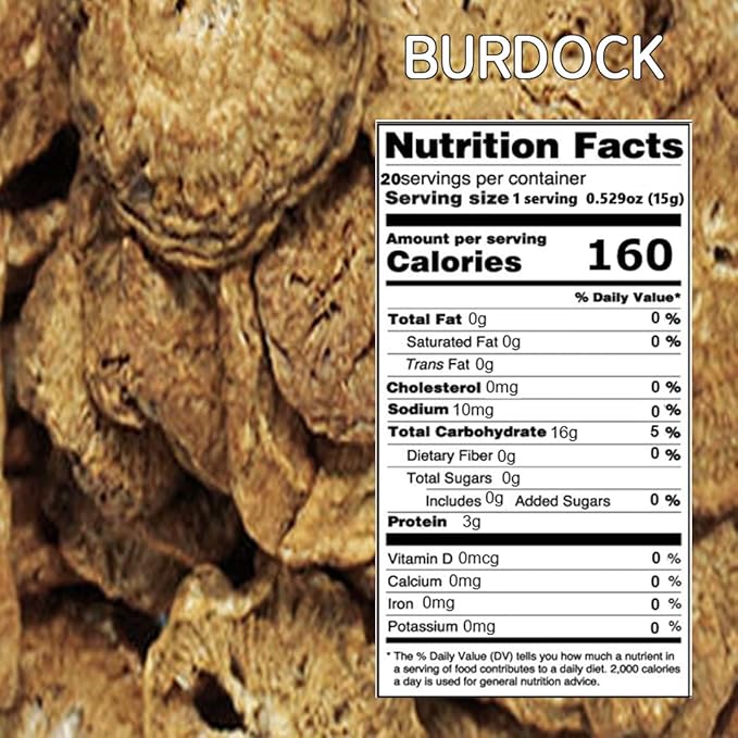 GAGOPA Dried and Roasted Burdock Root – 100% Korean Burdock, Premium Herbal Tea Ingredient, Earthy Smooth Flavor, Pure with Rich Flavor 300g