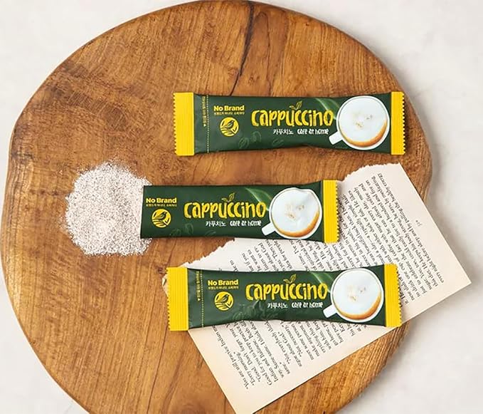 LENITH Korean Cappuccino Mix Coffee 30 Sticks Instant Coffee Mix Home Cafe Sweet Coffee (0.45oz * 30 Sticks) Total 13.75oz