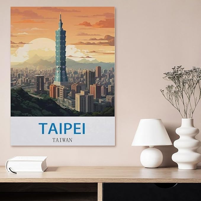 Jigsaw Puzzles for Adults 1000 Piece，Taipei Taiwan，Difficult Puzzle Perfect Educational Gift for Boys and Girls（75x50cm）-CM51