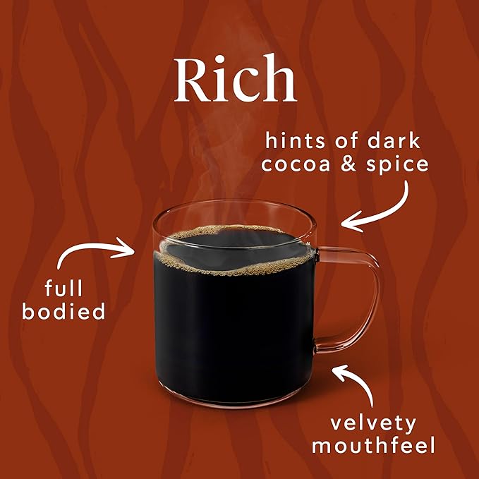 Starbucks Ground Coffee, Dark Roast Hot or Iced Coffee, Caffè Verona, Six 18 oz Bags
