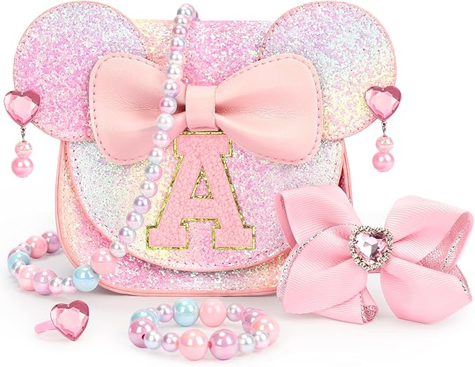 mibasies Toddler Purse Gifts for Girls: 3 Year Old Girl Gifts, Mouse Toys Purse Set