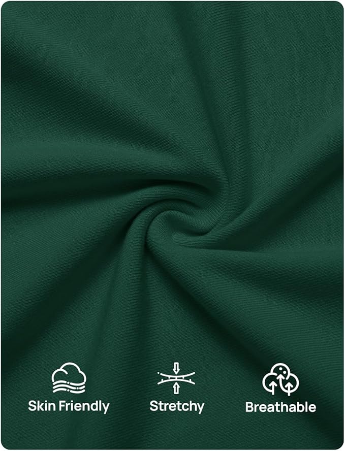 ZESICA Women's 2026 Spring Long Sleeve Bodycon Dress Mock Neck Wedding Guest Cocktail Party Long Midi Dresses
