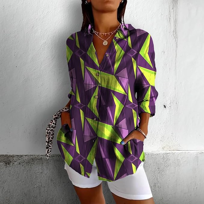 Fashion Summer Shirts Oversized V Neck Basic Vintage Floral Graphic Dressy Button Down Stylish Hawaiian Holiday Outfits
