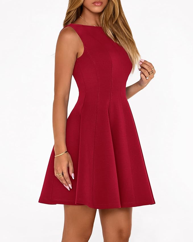 BTFBM Spring Dresses for Women 2026 Elegant Classy A Line Casual Graduation Business Work Party Cocktail Short Dress