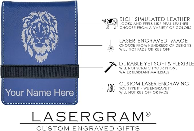 LaserGram Mini Padfolio with Notepad and Pen, CNA Certified Nurse Assistant, Personalized Engraving Included (Dark Blue)