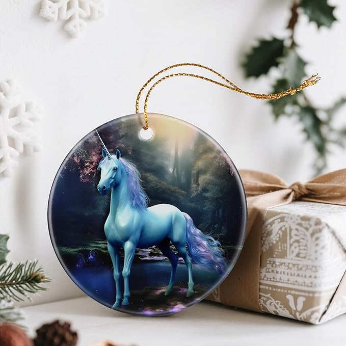 Unicorn Ornaments, Christmas Ornaments: Christmas Tree Decorations, Holiday Decor, Stocking Stuffers, Gift Ideas, Xmas Gift, Unicorn Lover Gifts & Gifts for Friends and Her
