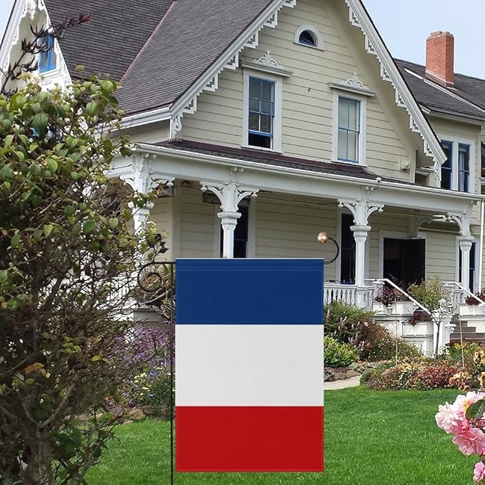France Flag French Flag, Small French Garden Flags for Yard Patio Porch Independence Day Patriotic Festival Outdoor Decorations
