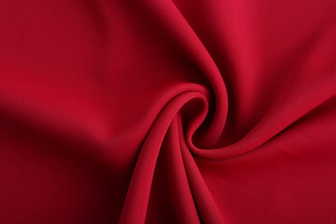 TASAMO Women's Casual Round Neck Basic Pleated Top Cap Sleeve Curved Keyhole Back Chiffon Blouse