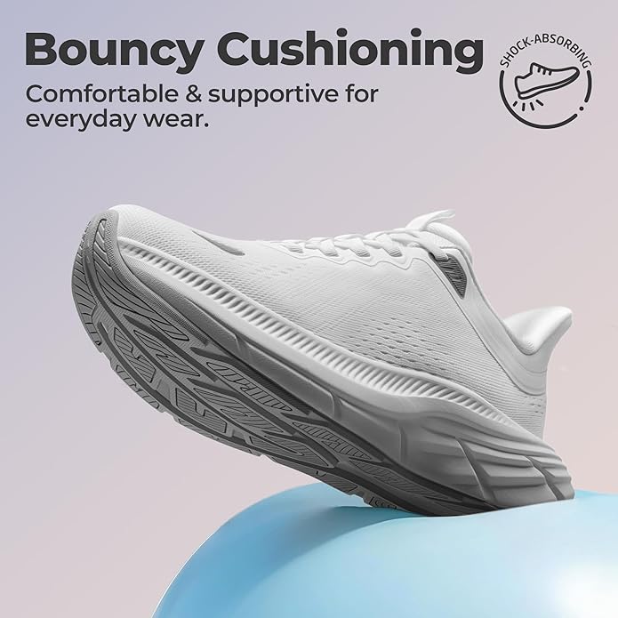 NORTIV 8 Women's Hands Free Slip On Walking Running Shoes Cushion Comfortable Tennis Shoes Non-Slip Workout Gym Sports Athletic Fashion Sneakers