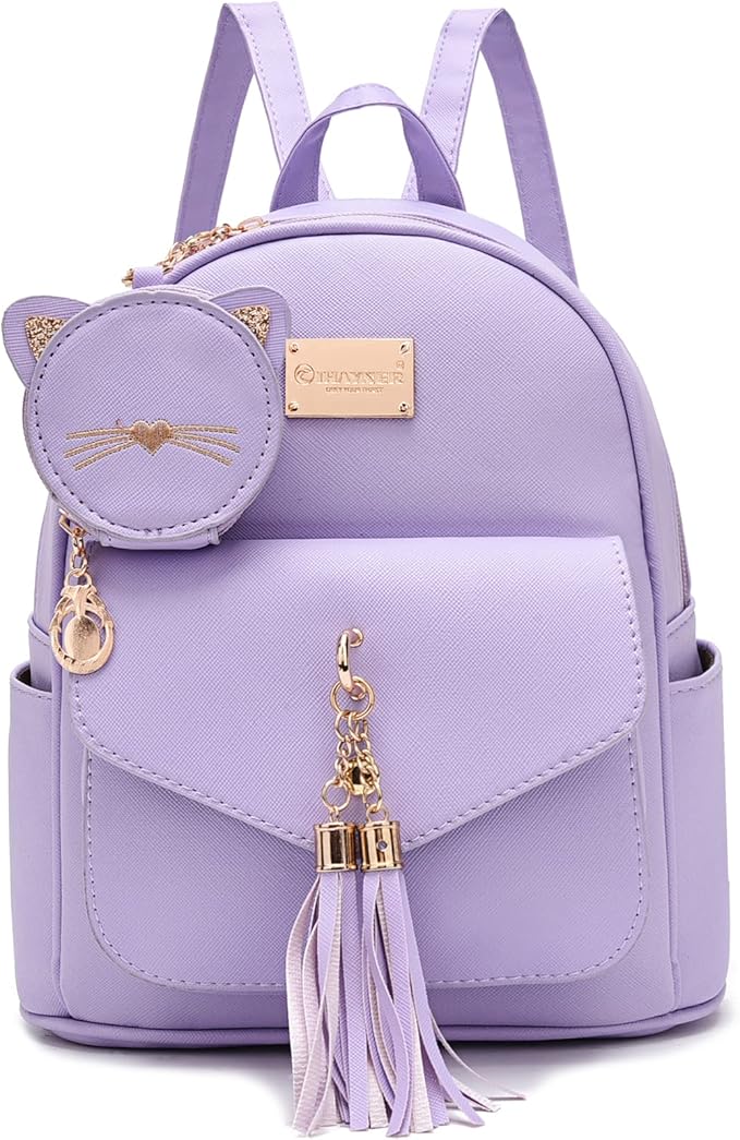 I IHAYNER Girls Fashion Backpack Mini Purse Backpack for Women Small Leather Backpack Purse for Teen Girls with Coin Purse | Backpack Purse, with Coin Purse
