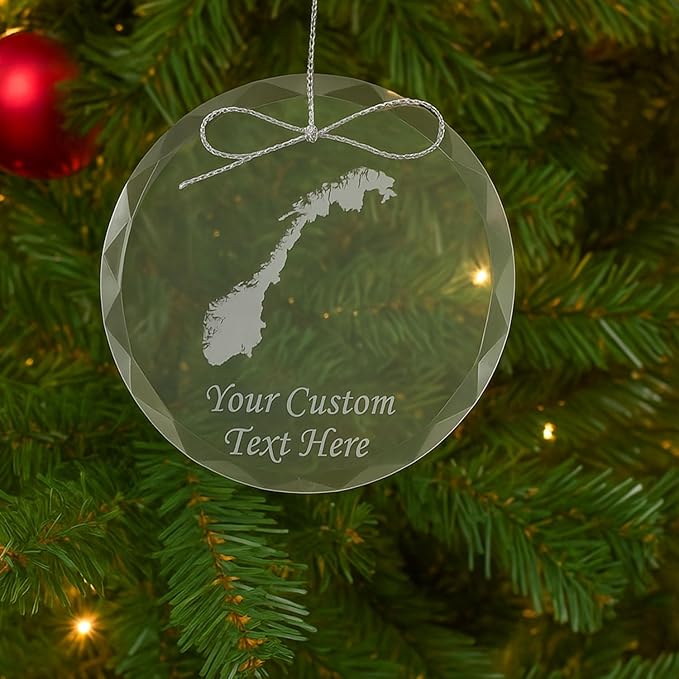 South Korea, Personalized Travel Christmas Ornament – Customized Engraved Glass Keepsake - Custom Family Trip & Vacation, 2024, 2025, 2026, 2027 & Name – Destination Xmas Holiday Ornament