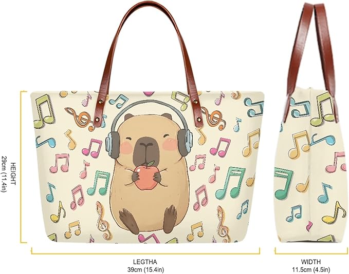 Womens Zip Up Tote Handbag Daisy Print Large Capacity Tote Purse Handbag Big Tote Bag Purse For Work Laptop