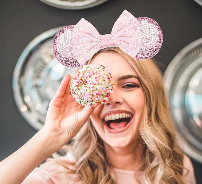 Eisyaa Mouse Ears Bow Headbands