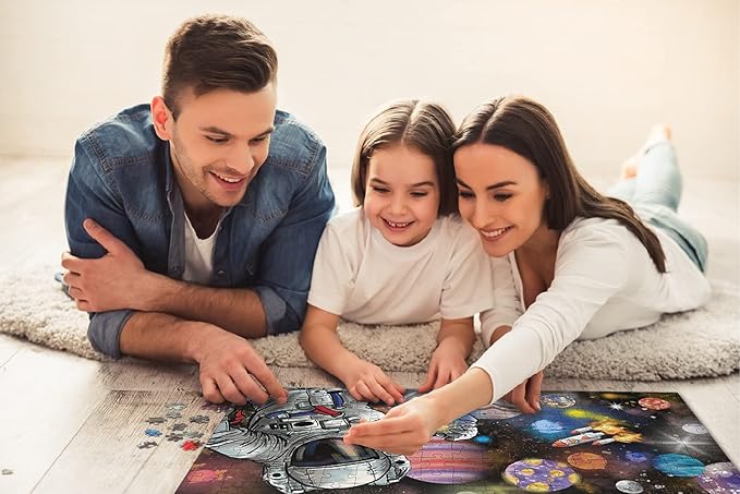 Antelope - 1000 Piece Puzzle for Adults, Space Travel Jigsaw Puzzle 1000 Pieces by Lynn Weilin, 29.5In x 20.5In, Thick, Sturdy Pieces, Planets in Space Jigsaw Puzzle