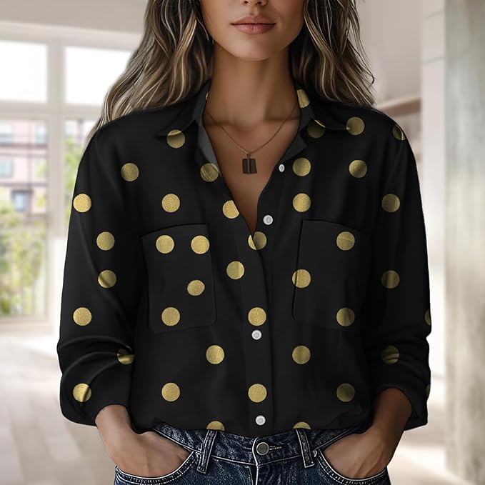 Boho Shirts for Women Vintage Graphic Casual Lightweight Long Sleeve Dressy Gauze V Neck Oversized Beach Top