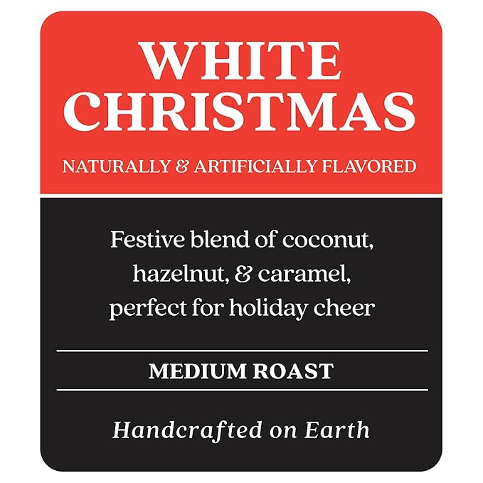 Copper Moon Single Serve Coffee Pods for Keurig K-Cup Brewers, Medium Roast, White Christmas Blend, 72 Count