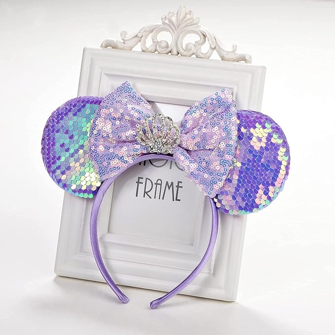 Eisyaa Mouse Ears Bow Headbands