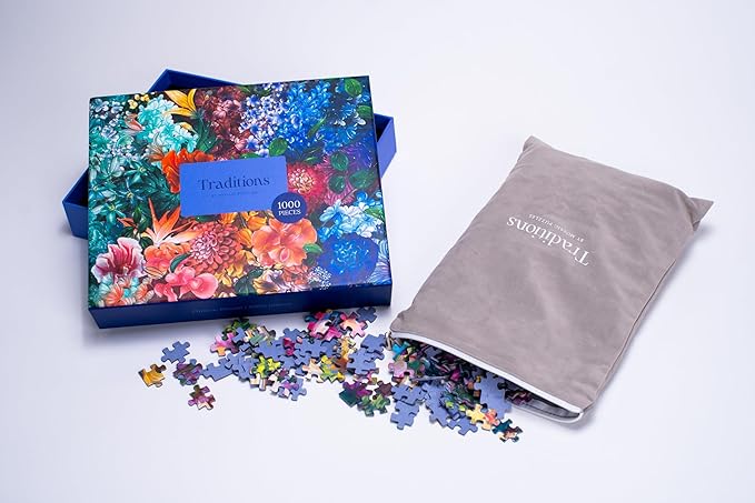 MOSAIC PUZZLES Ombre Bloom Puzzles for Adults - Premium Jigsaw Puzzles, 1000 Pieces