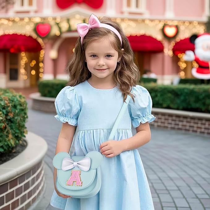 QLOVEA Toddler Purse Gifts for Girls, Little Girl Purse Kids Wallet Crossbody Bag, Birthday Gifts for 3 4 5 6 7 8 Year Old Girl (H, Blue)