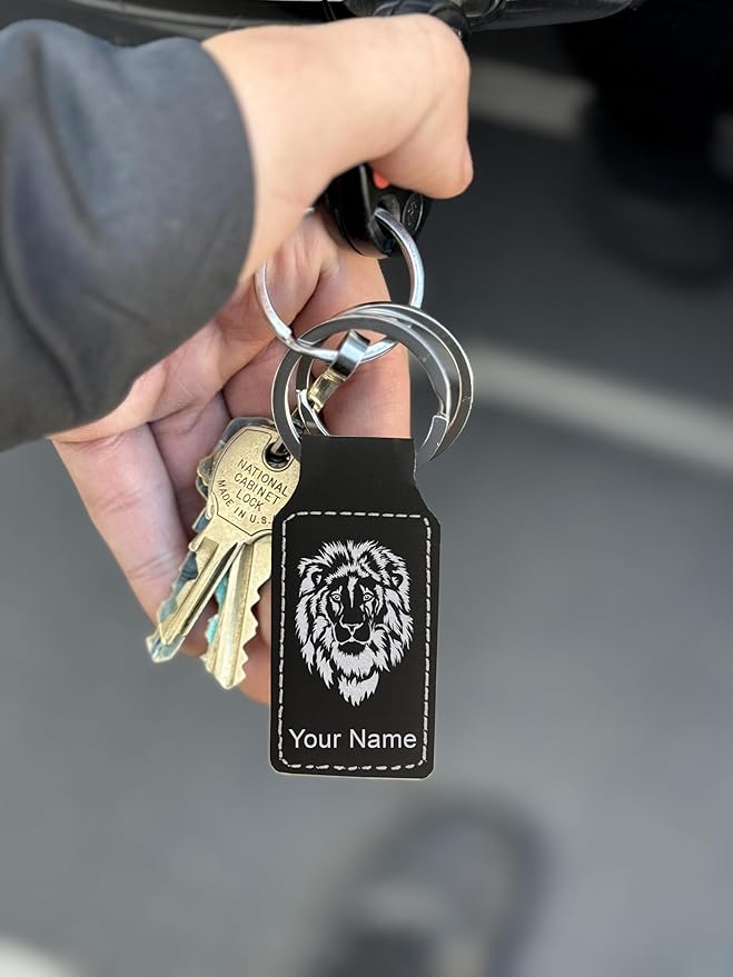 LaserGram Rectangle Keychain, Flag of South Korea, Personalized Engraving Included