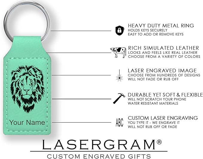 LaserGram Rectangle Keychain, Flag of South Korea, Personalized Engraving Included