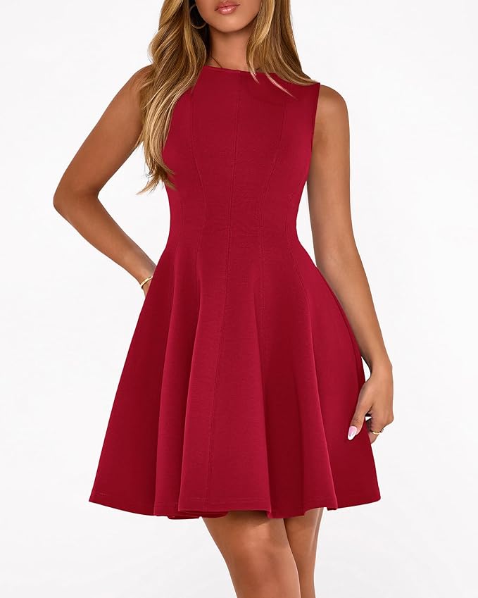 BTFBM Spring Dresses for Women 2026 Elegant Classy A Line Casual Graduation Business Work Party Cocktail Short Dress