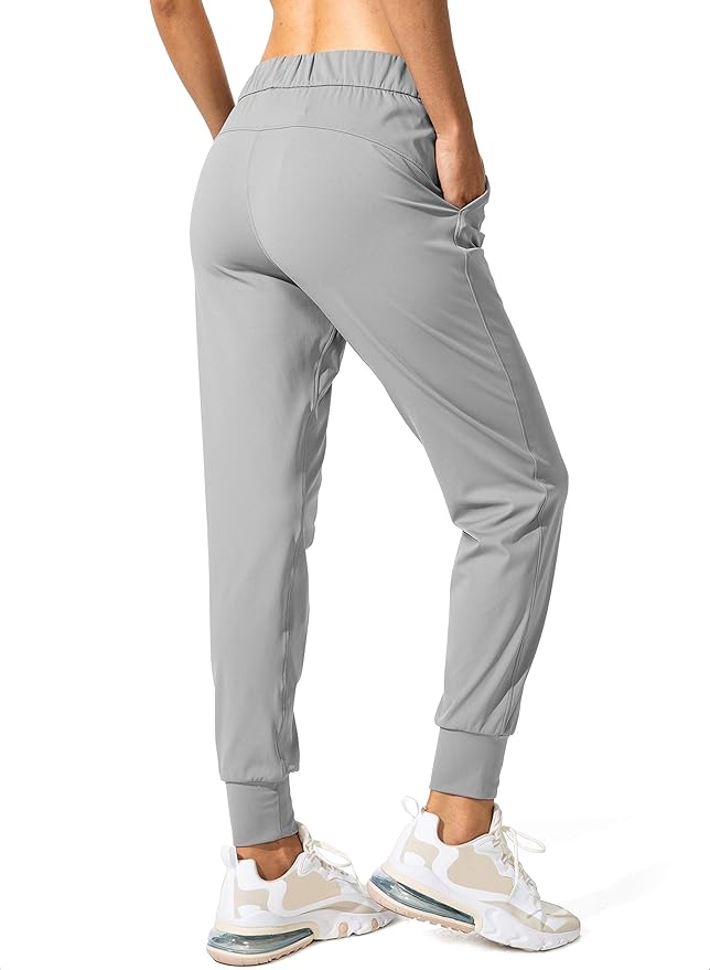 SANTINY Women's Joggers Pants Pockets Drawstring Running Sweatpants for Women Lounge Workout Jogging