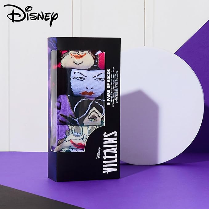 Disney Stitch Ankle Socks for Women, Teens US Size 4–9, Pack of 5 Casual Ladies Socks, Gifts for Her