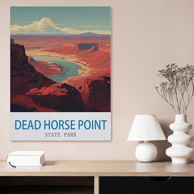 Jigsaw Puzzle 1000 Pieces for Adults，Dead Horse Point State Park Utah，Wood Puzzle - Unique Suitable for Teenagers and Adults（75x50cm）-CL41
