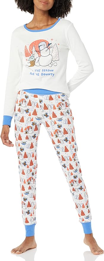 Amazon Essentials Disney | Marvel | Star Wars Women's Snug-Fit Cotton Pajama Sleepwear Sets