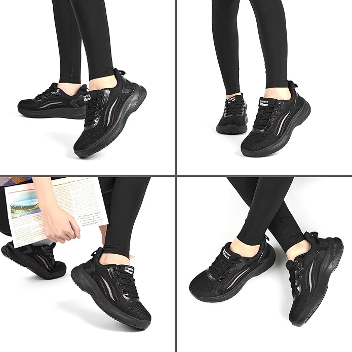Treesky Non Slip Work Shoes for Women in Food Service - Slip Resistant, Comfortable & Lightweight Sneakers, Suitable for Restaurant, Kitchen & Nursing Crews