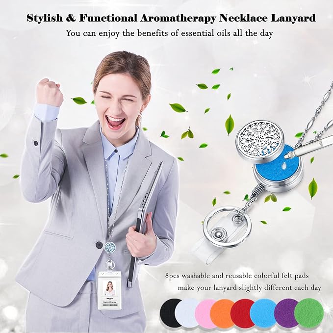 Retractable Lanyards for ID Badges Keys Teacher Lanyard Nurse Badge Reels Office Work Jewelry Diffuser Silver Chain Long Keychain Necklace ID Badge Holder with Lanyard Women Student Sparkle