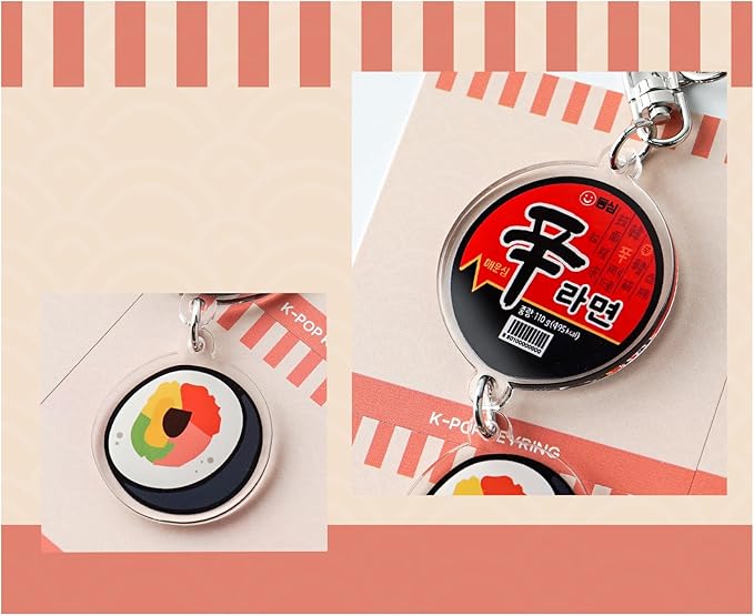 PUBLOG 10PCS Korean Style k music pop Culture Acrylic keyring, bag charm, keychains accessories