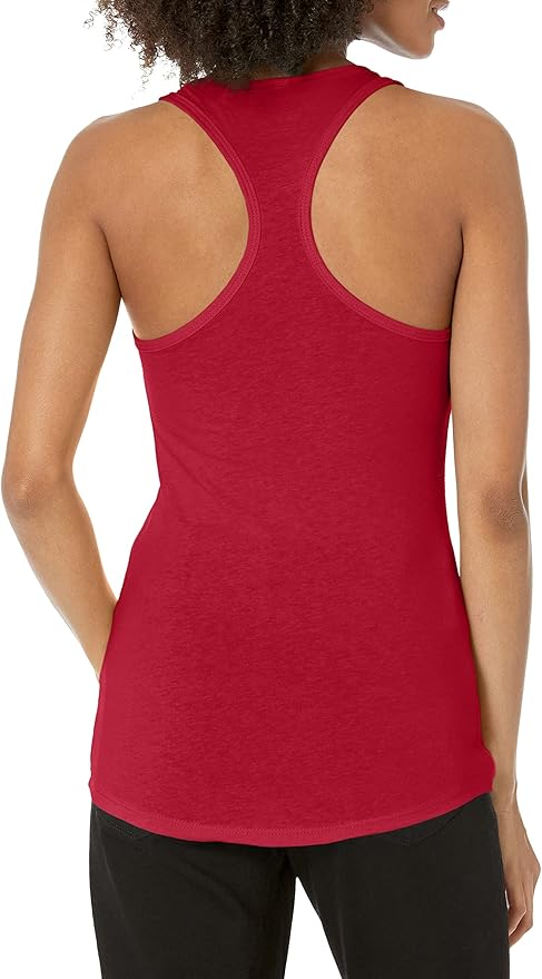 Junior's Mickey & Friends Confetti Logo Racerback Tank Top