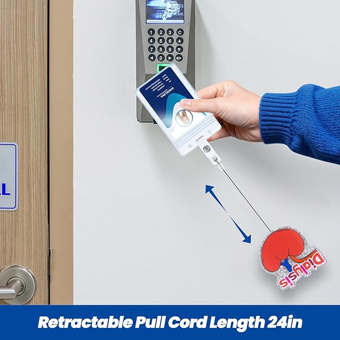 Funny Dialysis Nurse Badge Reel, Cute Retractable ID Urology Nephrology Medical Badge Holder, Name Tag Badge Buddy for RN CNA LPN ED CCM TC ICU/CCU Critical Care Nurse Nephrologist Urologist Doctor