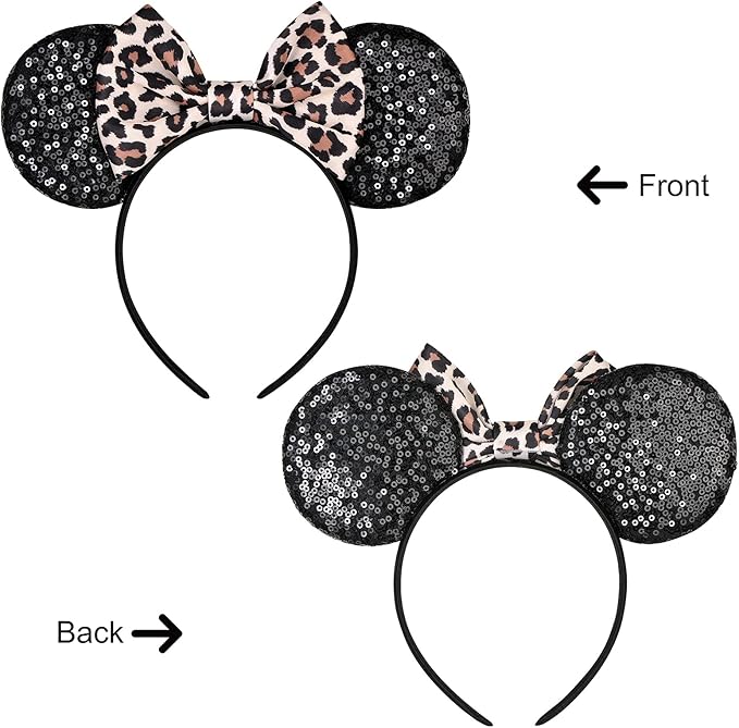Eisyaa Mouse Ears Bow Headbands