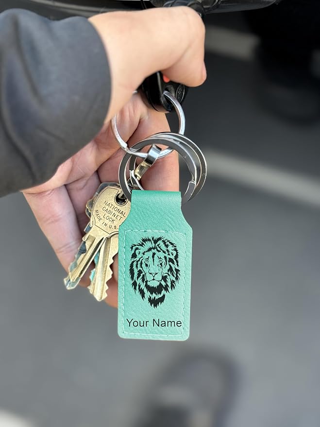 LaserGram Rectangle Keychain, Flag of South Korea, Personalized Engraving Included