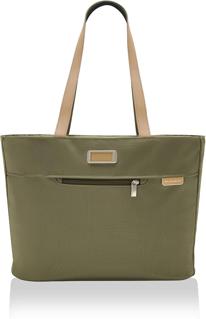 Briggs & Riley Traveler Tote Bag - Nylon Tote Bag for Weekend Travel & Work, Smooth Zipper Closure - Baseline Collection
