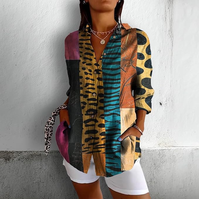 Fashion Summer Shirts V Neck Japanese Art Vintage Floral Graphic Button Down Trendy Hawaiian Holiday Outfits