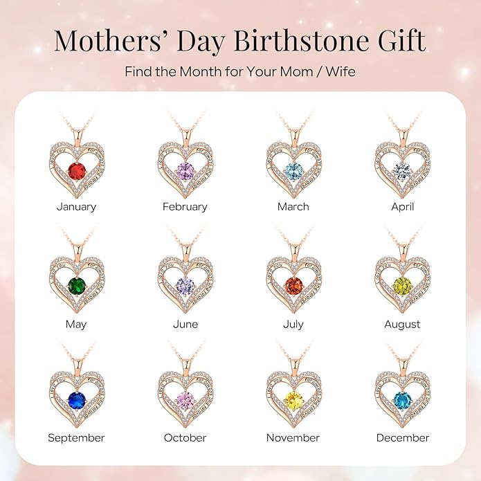 18K Rose Gold Necklaces for Women Birthday Gifts for Women Jewelry for Women Birthday Gifts for Wife Girlfriend Daughter Wife Birthday Gifts for Anniversary Mothers Day Christmas Valentines Gifts
