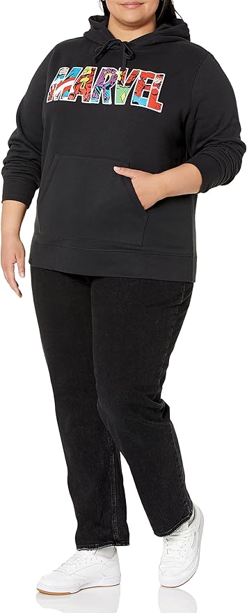 Amazon Essentials Disney | Marvel | Star Wars | Princess Women's Fleece Pullover Hoodie Sweatshirts (Available in Plus Size)