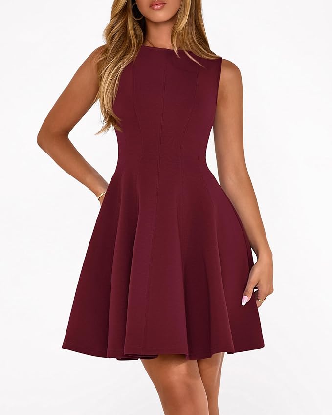 BTFBM Spring Dresses for Women 2026 Elegant Classy A Line Casual Graduation Business Work Party Cocktail Short Dress