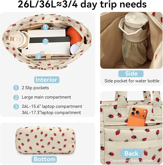 Puffer Tote Bag for Women, Lightweight Puffy Shoulder Bag with Handbag for Travel, Work, Gym, Laptop Bag for Nurse Teacher