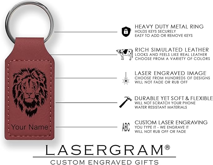 LaserGram Rectangle Keychain, Flag of South Korea, Personalized Engraving Included