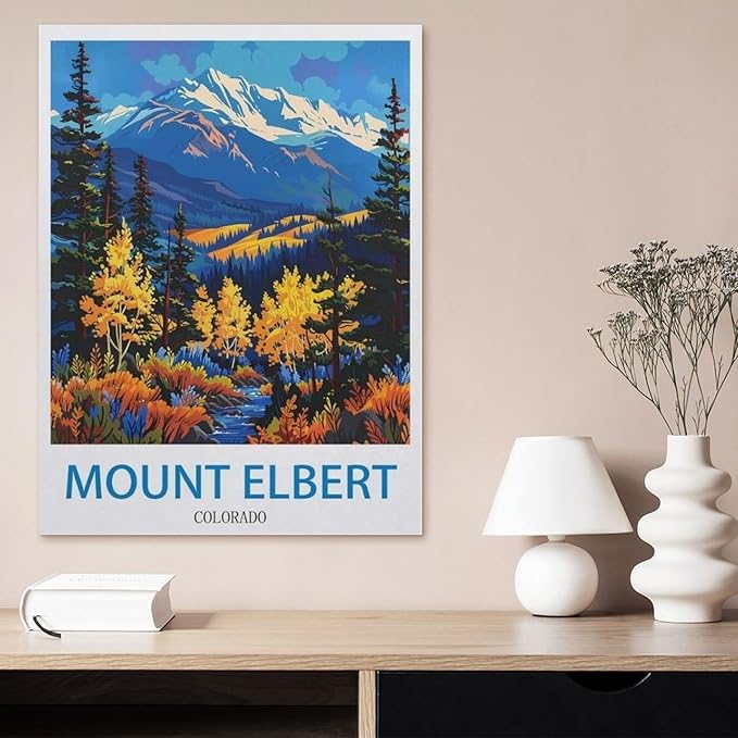 Mount Elbert Colorado，Jigsaw Puzzles 1000 Pieces for Adults, Classic Puzzle Kids Puzzle Challenging and Difficult Puzzles for Adults and Teens（50x70cm）-CI33