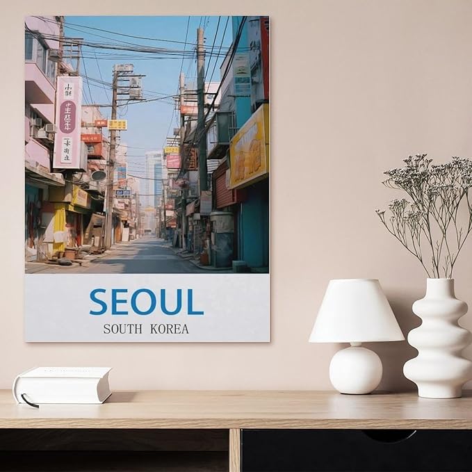 1000 Piece Jigsaw Puzzle，Seoul South Korea，Adults Children Wood Toy Educational Game（75x50cm）-CO5